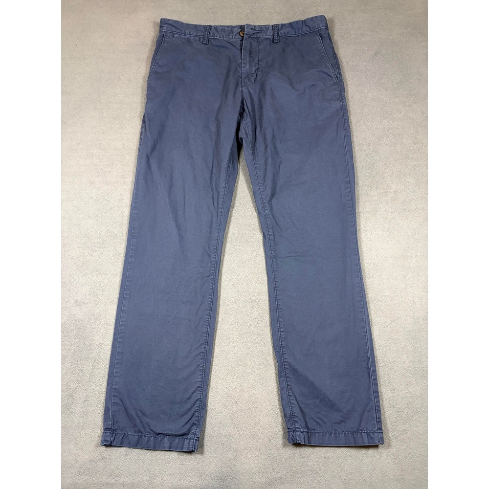 Old Navy Chinos Mens 33x30 Blue Cotton Straight Leg Casual Pants